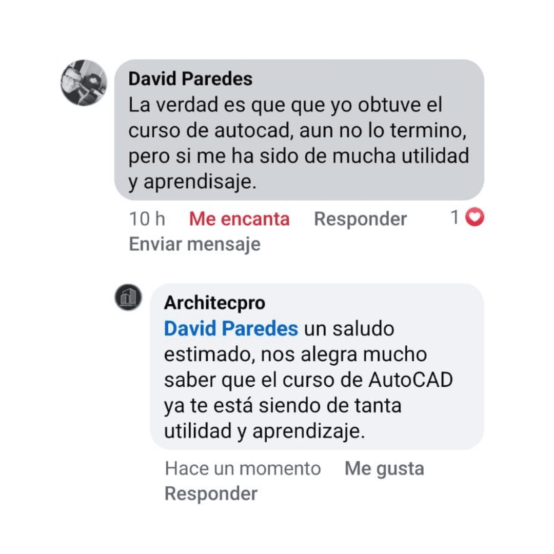 Testimonio real de estudiante ArchitecPro