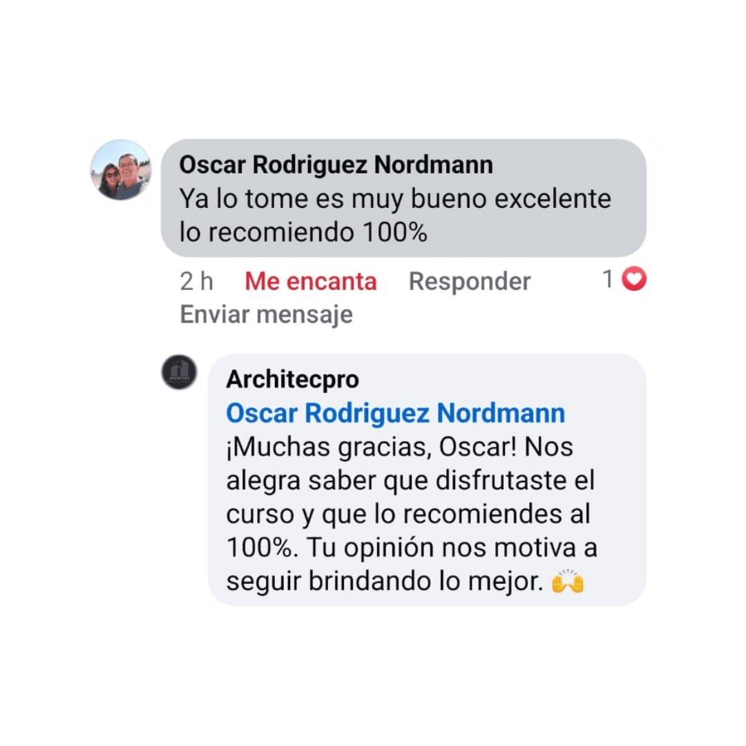 Testimonio real de estudiante ArchitecPro