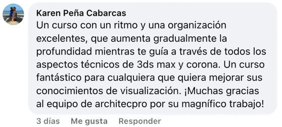12 testimonio 3ds max + corona-architecpro